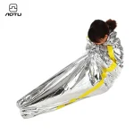 Sac de couchage d&rsquo;urgence en aluminium 200x100cm imperméable isolant thermique sac de survie bébé portage bébé Easy Poussette