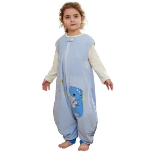 Pyjama Sac de Couchage Enfant Dinosaure Étoiles Doux Confort Sommeil Nuit Été Hiver