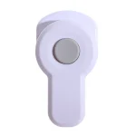 Bouton de sécurité pour bébé verrouillage électronique design moderne facile à utiliser blanc fonctionnel protège bébé empêche l&rsquo;accès