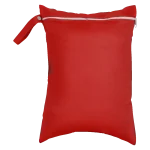 Coussin housse rectangulaire moderne design minimaliste fermeture éclair polyester couleur rouge vif ruban facilitation ouverture décoration intérieure