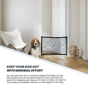 Porte chien en maille pliable portable sécurisée design moderne noire antidérapante Easy Poussette Porte chien en maille pliable portable sécurisée design moderne noire antidérapante Easy Poussette