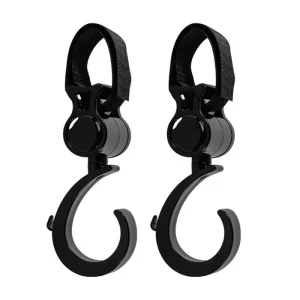 Crochet suspension poussette rangement bébé Organizer Hook 3 en 1 sac à couches téléphone bouteille essuietout maman Accessoire voyage bébé