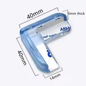 Support transparent en plastique pour rouleau de scotch design moderne bleu compact usage domestique et bureau qualité durable