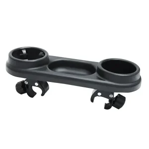 Plateau repas poussette bébé plateau collation portable universel accessoire poussette avec portegobelet plateau repas noir pratique et sécuritaire