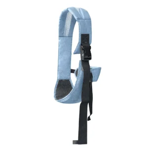 Portebébé multifonctionnel antidérapant siège d&rsquo;allaitement sangle épaule bébé 02 ans bleu pastel