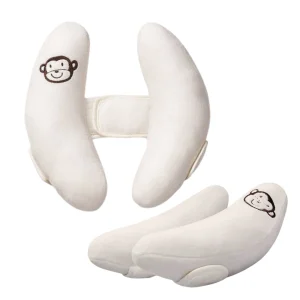 Oreiller de siège auto pour bébé support de tête et cou protecteur de sécurité accessoire poussette coton hypoallergénique confortable facile à nettoyer pour 01 an