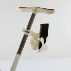 Support téléphone portable trottinette scooter portable cœur téléphone fixe sécurisé accessoire bébé jeune enfant design moderne