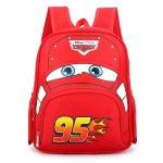 Disney Cars 2024 Sac à Dos pour Enfants Flash Mc Queen École Loisirs Maternelle Primaire Design Cartoon Confort Fiable