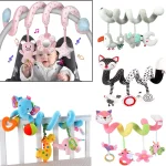 Jouet de confrontation de lit de bébé, hochet en spirale, chariot pendentif, outil coule d&rsquo;éducation précoce, poussette pour nouveau-né de 0 à 3 ans, nouveau