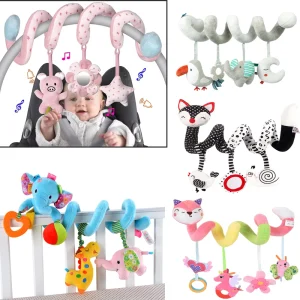 Jouet de confrontation de lit de bébé, hochet en spirale, chariot pendentif, outil coule d’éducation précoce, poussette pour nouveau-né de 0 à 3 ans, nouveau Jouet de confrontation de lit de bébé, hochet en spirale, chariot pendentif, outil coule d’éducation précoce, poussette pour nouveau-né de 0 à 3 ans, nouveau