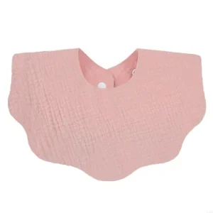 Bavoir d’alimentation bébé en tissu doux écharpe Bandana absorbante serviette salive 19x19cm rose usage quotidien facile à entretenir Bavoir d’alimentation bébé en tissu doux écharpe Bandana absorbante serviette salive 19x19cm rose usage quotidien facile à entretenir
