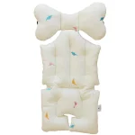 Coussin siège bébé poussette voiture design os animal motifs coton doux confort sécurité anticourant automne hiver