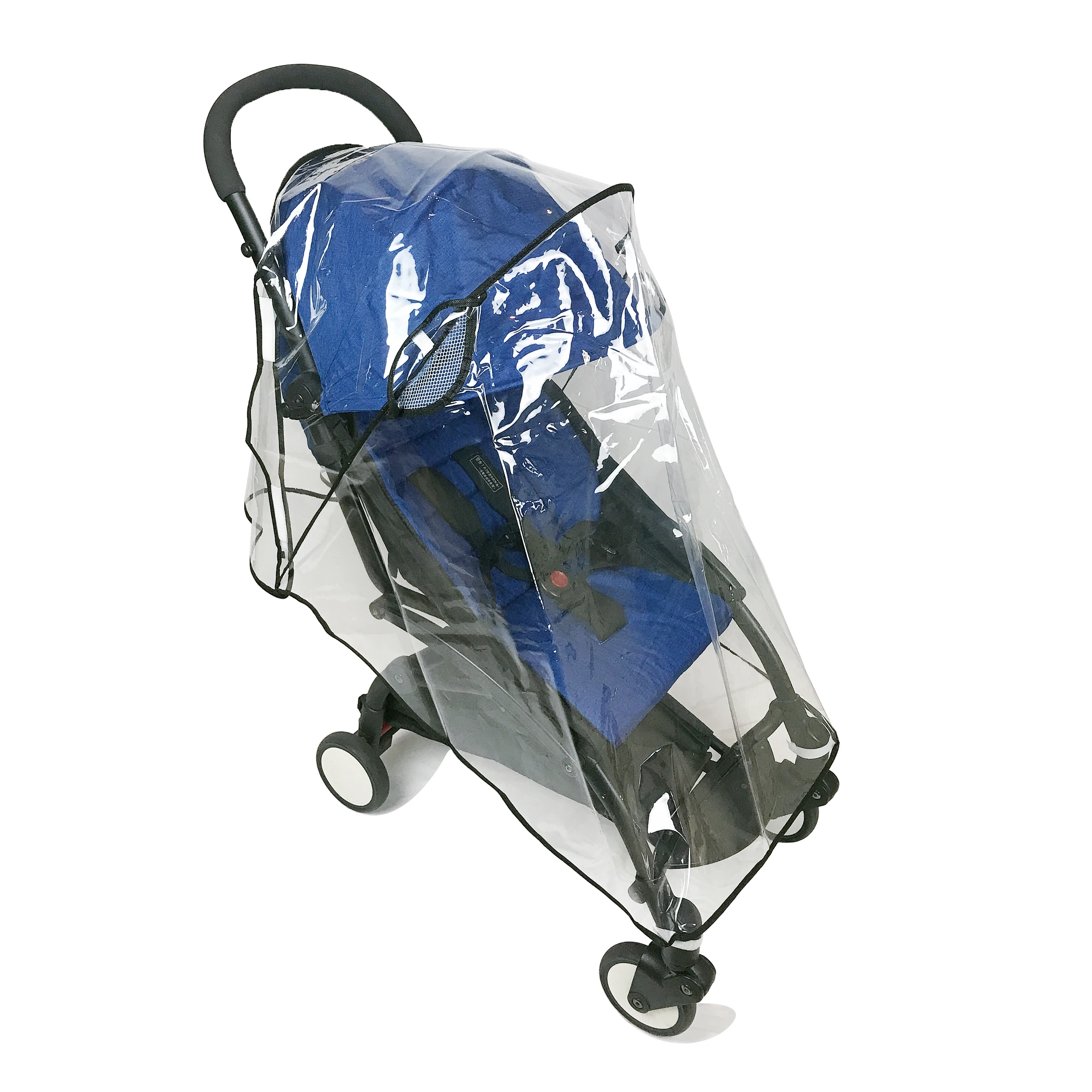 Housse de pluie universelle pour poussette Yoyo protègepoussette transparent protection intempéries bébé compact et pratique