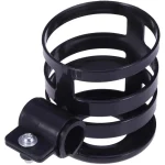 Portebouteille poussette support universel fixe bouteille d&rsquo;eau canette sacoche sécurisé noir