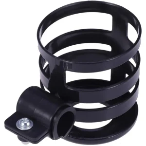 Portebouteille poussette support universel fixe bouteille d&rsquo;eau canette sacoche sécurisé noir