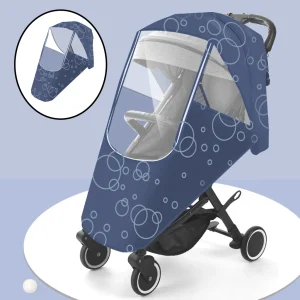 Housse de pluie imperméable universelle pour poussette bébé parepoussière fermeture éclair ouverte sécurité usage quotidien Housse de pluie imperméable universelle pour poussette bébé parepoussière fermeture éclair ouverte sécurité usage quotidien