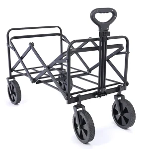 Chariot de Camping pliant Portable de haute qualité Logo personnalisé Support OEM Durable Structure de plateforme Stable