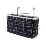 Organisateur bébé portatif tissu lin sac couches rangement lit Accessoires qualité安全