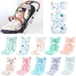 Matelas en Polymères pour Poussette de Bébé Coussin de Siège de Voiture en Coton Accessoires de Confort