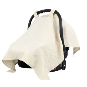 Housse universelle de poussette en coton protection contre le soleil housse de siègeauto pour bébé housse complète panier bébé beige haute qualité Housse universelle de poussette en coton protection contre le soleil housse de siègeauto pour bébé housse complète panier bébé beige haute qualité