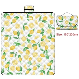 Tapis de piquenique pliable bébé tapis d’activité plage citron couverture camping portable 150x200cm design lèche citron matelas de jeu bébé 03 ans Tapis de piquenique pliable bébé tapis d’activité plage citron couverture camping portable 150x200cm design lèche citron matelas de jeu bébé 03 ans