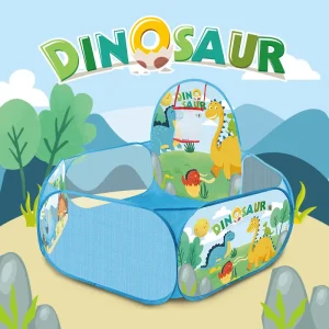 Tente de jeu pliable pour enfants fosse à balles jouet durable grand parc popup excellent cadeau de vacances et jouet de plage pour enfants boules d’océan non incluses Fun Dinosaurs Tente de jeu pliable pour enfants fosse à balles jouet durable grand parc popup excellent cadeau de vacances et jouet de plage pour enfants boules d’océan non incluses Fun Dinosaurs