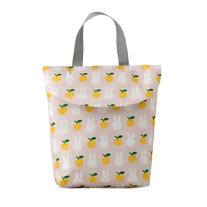 Sac à couches portable bébé imperméable style sac à dos motifs ludiques pour maman rose tendre