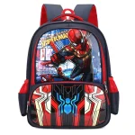 Sac à dos SpiderMan enfant polyester résistant compartiments multiples écolière style moderne sécuritaire