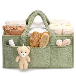 Organisateur de caddie à couches pour bébé, Table à langer et caddie de voiture, panier de rangement pour couches et lingettes de pépinière – Lily Green Organisateur de caddie à couches pour bébé, Table à langer et caddie de voiture, panier de rangement pour couches et lingettes de pépinière – Lily Green