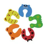 Ensemble 5 jouets de bain en forme d&rsquo;animaux pour bébé jouets éducatifs安全 bain amusant design mignon 100% sans BPA idéal pour 724 mois