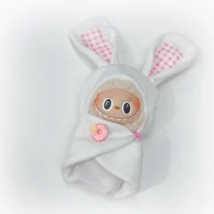 Labubu Sac de couchage peluche 17 cm pour poupée génération 1ère 2e 3e  Accessoire bébé doux enveloppant usage quotidien