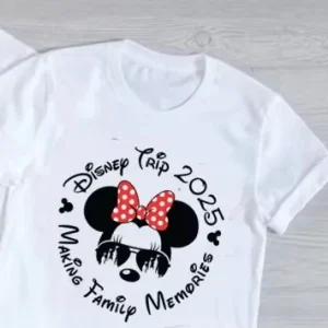 Ensemble familial Disney Travel 2025 Tshirt famille parentenfant voyage souvenirs mère fille bébé style décontracté motif Mickey coton qualité premium Ensemble familial Disney Travel 2025 Tshirt famille parentenfant voyage souvenirs mère fille bébé style décontracté motif Mickey coton qualité premium
