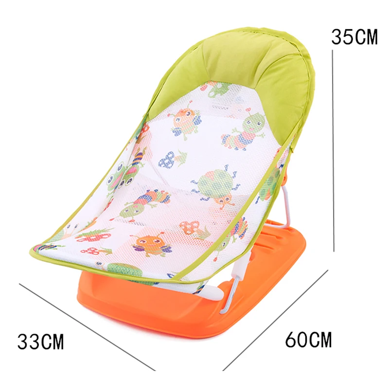 Baignoire bébé ibaby DELUXE siège de bain pliable confortable design moderne motifs colorés antidérapant sécurité maximale idéal pour les nouveaunés