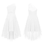 Robe princesse élégante mousseline soie fille soirée mariage anniversaire Ivory 713 ans