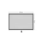 Barrière de sécurité en maille polyester pour bébé balcon jardin  110cmx72cm  Sécurité durable et design moderne