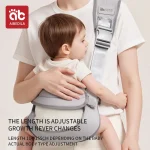 Portebébé universel AIBEDILA pour enfants tabouret de taille sangles réglables maintien sécurisé lavable en machine pour bébés de 0 à 6 ans confortable et durable