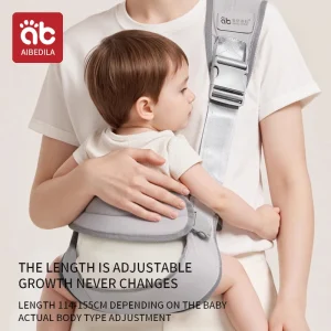 Portebébé universel AIBEDILA pour enfants tabouret de taille sangles réglables maintien sécurisé lavable en machine pour bébés de 0 à 6 ans confortable et durable