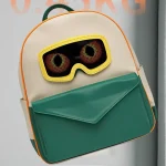 Sac à dos animé pour enfants design ludique grande capacité idéal école voyage confortable matériau synthétique style unique