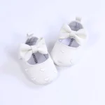 Chaussures bébé fille style amour nœud cœur motif coton doux confort respirant antidérapant premier pas fille 012 mois