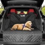 Housse de coffre voiture pour chiens protection antitaches imperméable matelassé côté relevé facile à installer universel Pet Safe