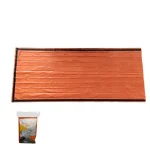 Sac de sauvetage étanche bébé couverture thermique d&rsquo;urgence portable réutilisable poussette randonnée survie Orange