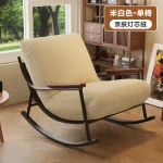 Accoudoirs de luxe chaise salon design moderne lecture chaise à bascule paresseuse vanité Articulos Para El Hogar Rome meubles  style 1
