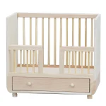 Berceau miniature en bois pour jouets de poupée accessoire de maison de jeu design moderne échelle 1:12 tiroir inclut jouet éducatif pour enfants 3 ans