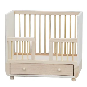 Berceau miniature en bois pour jouets de poupée accessoire de maison de jeu design moderne échelle 1:12 tiroir inclut jouet éducatif pour enfants 3 ans Berceau miniature en bois pour jouets de poupée accessoire de maison de jeu design moderne échelle 1:12 tiroir inclut jouet éducatif pour enfants 3 ans