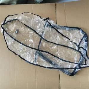 Housse de pluie transparente pour poussette imperméable 抗vent double fermeture éclair protègebébé accessoires voyage matériau EVA protection extérieure usage quotidien Housse de pluie transparente pour poussette imperméable 抗vent double fermeture éclair protègebébé accessoires voyage matériau EVA protection extérieure usage quotidien