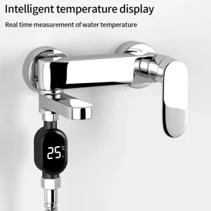 Thermomètre de douche étanche pour bébés affichage numérique capteur de température intelligent jauge de température de l’eau robinet usage quotidien sécurité maximale Thermomètre de douche étanche pour bébés affichage numérique capteur de température intelligent jauge de température de l’eau robinet usage quotidien sécurité maximale
