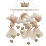 Mobile bébé princesse ballerine décoration chambre nurserie accessoires bébé fille nouveauné cadeau naissance