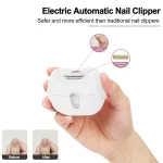 Coupeongles électrique automatique manucure pédicure adulte bébé doigt orteil ciseaux pédicure manucure LED