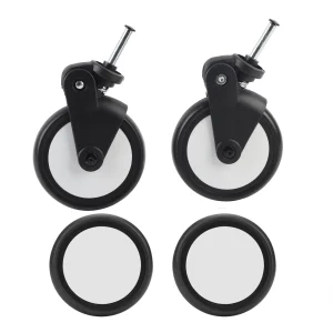 Roulettes meuble noir blanc haute durabilité déplacement fluide facile montage fixations incluses design moderne esthétique gain place résistance usure Roulettes meuble noir blanc haute durabilité déplacement fluide facile montage fixations incluses design moderne esthétique gain place résistance usure