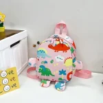 Sac à dos enfant dinosaure design cartoon sécurité écolière maternelle garçons filles accessoires校園可愛恐龙书包
